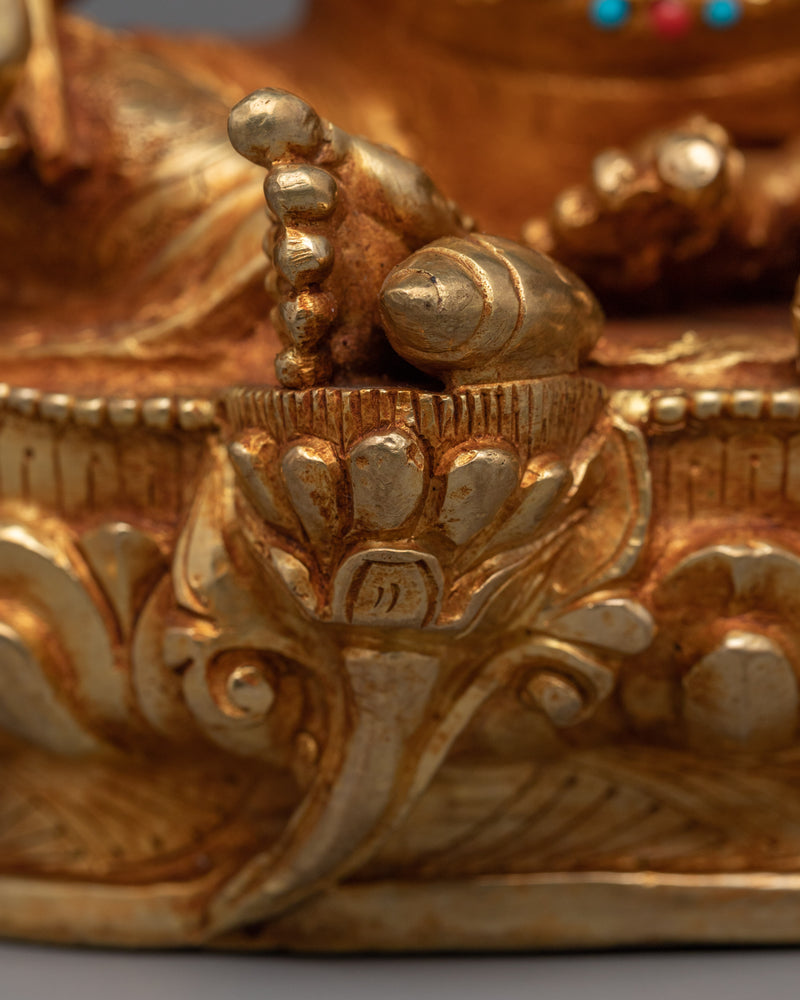 Dzambhala Statue Sculpture | Traditional Handcrafted Buddhist Art