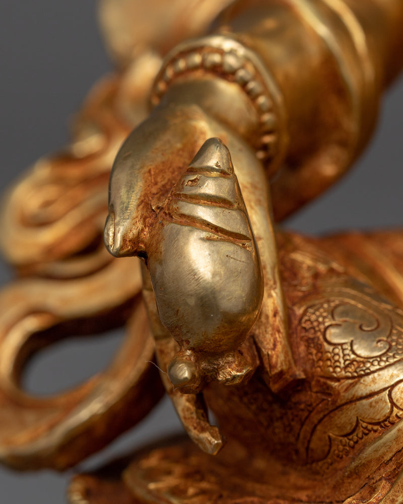 Dzambhala Statue Sculpture | Traditional Handcrafted Buddhist Art