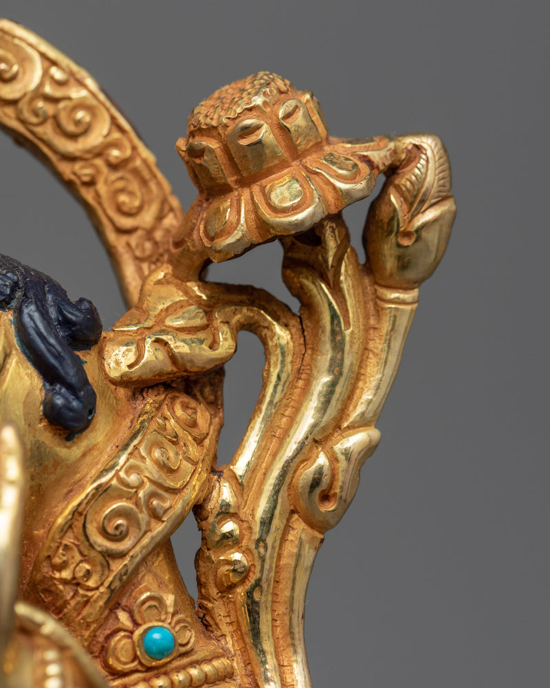 Green Tara Bodhisattva Sculpture | Hand-Carved Traditional Buddhist Statue