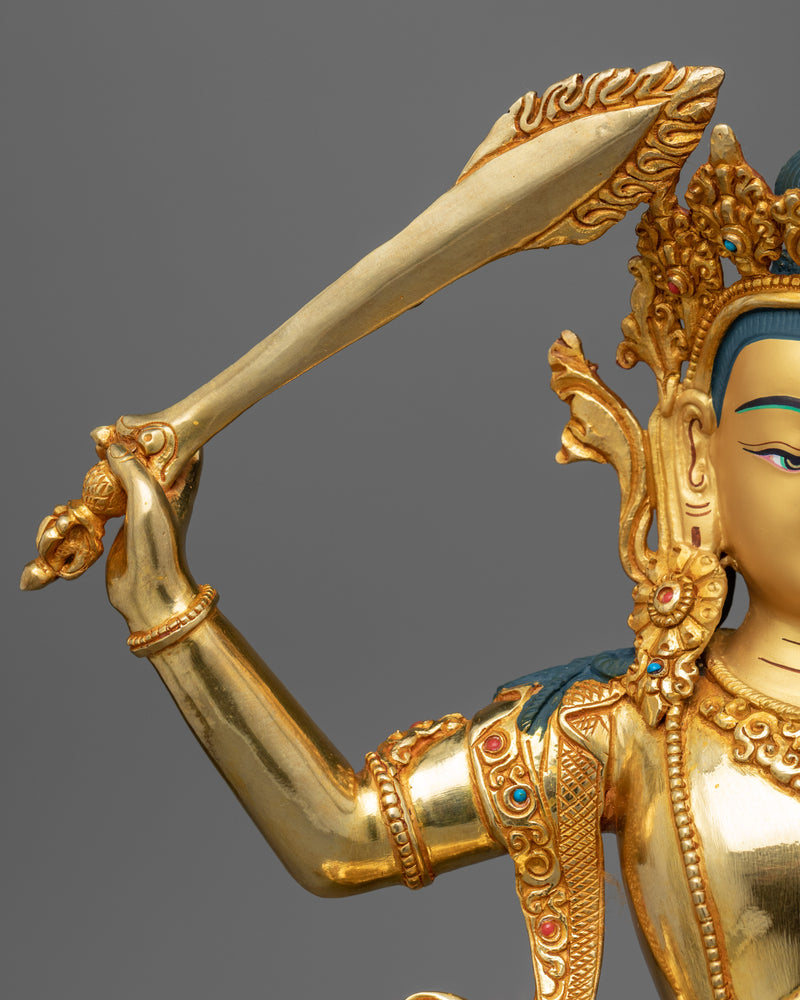 Manjushri Bodhisattva Statue | Bodhisattva of Wisdom Manjushri Art