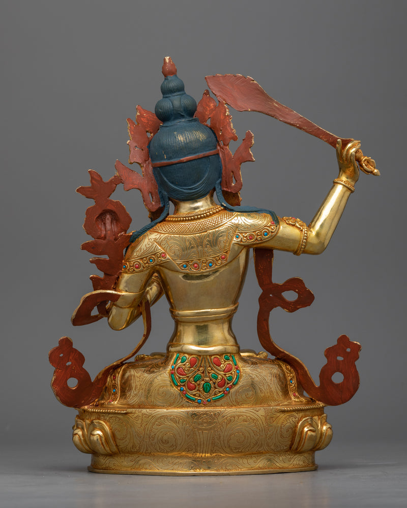 Manjushri Bodhisattva Statue | Bodhisattva of Wisdom Manjushri Art