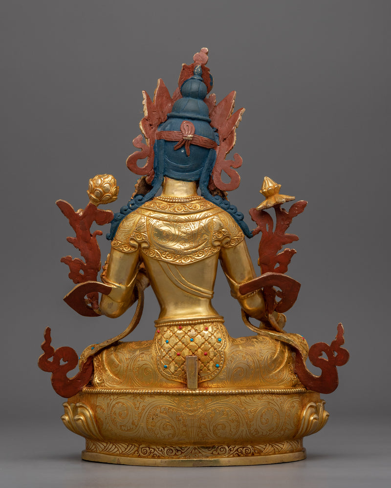 Green Tara Bodhisattva Statue | Female Bodhisattva Green Tara Art