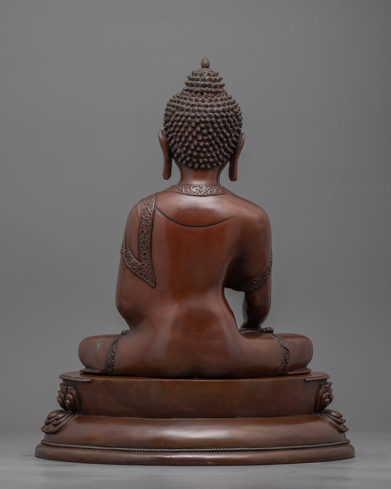 Buddha Shakyamuni Sculpture for Meditation | Traditional Himalayan Buddhist Artwork