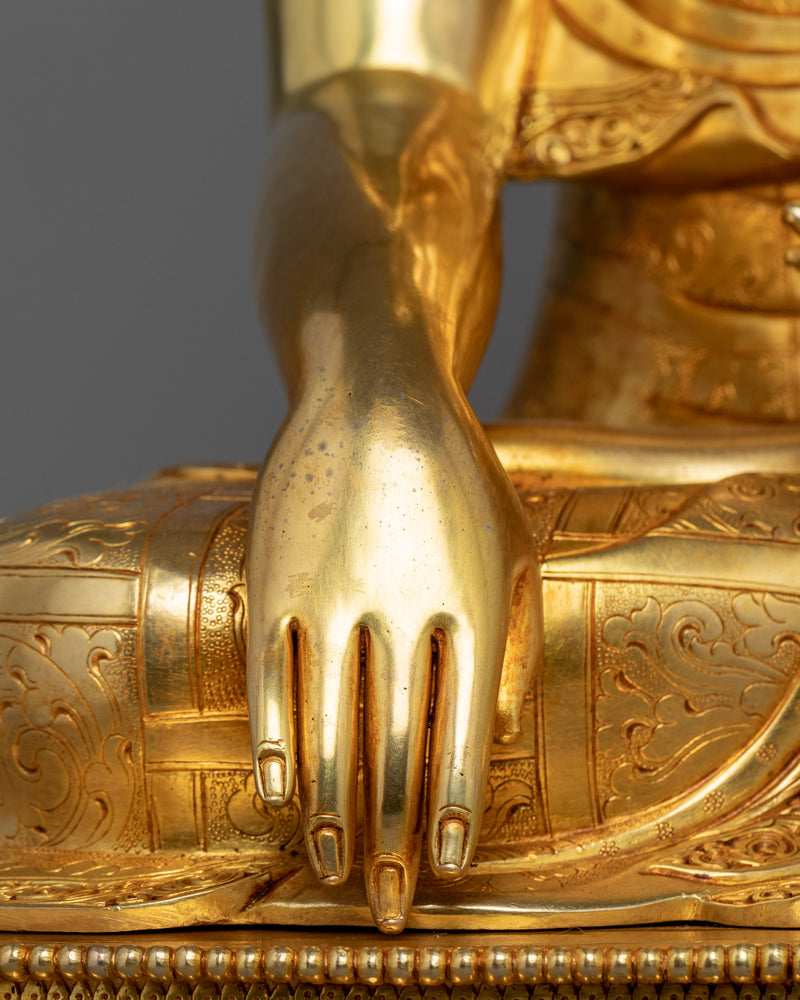 Fasting Buddha Shakyamuni Sculpture | Handcrafted Buddhist Statue for Meditation