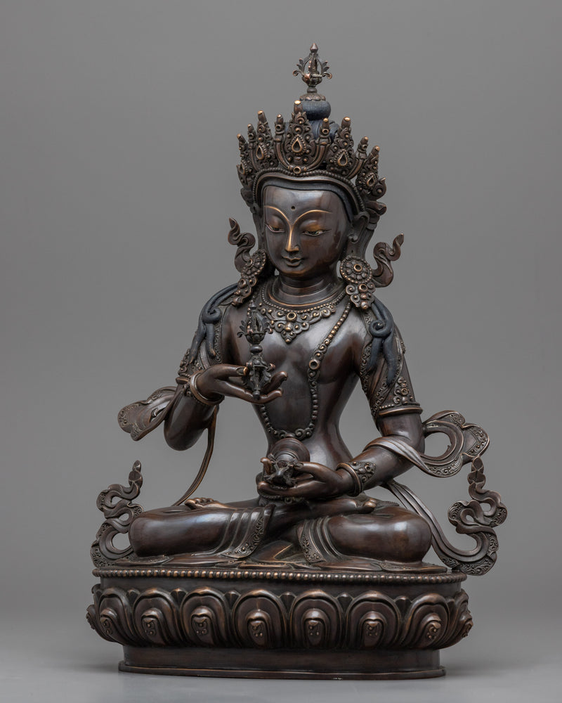 Tibetan Vajrasattva Sculpture | Tantric Buddhist Deity Vajrasattva Artwork