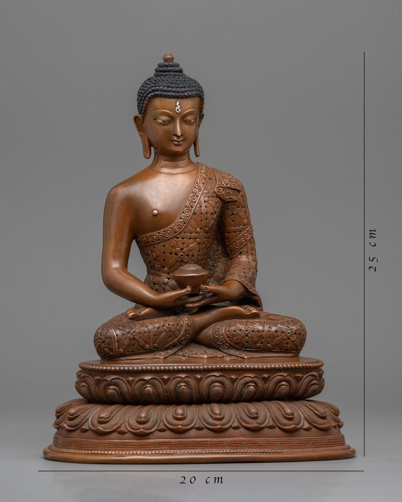 Dhyani Buddha Amitabha Statue | Traditional Himalayan Buddhist Sculpture