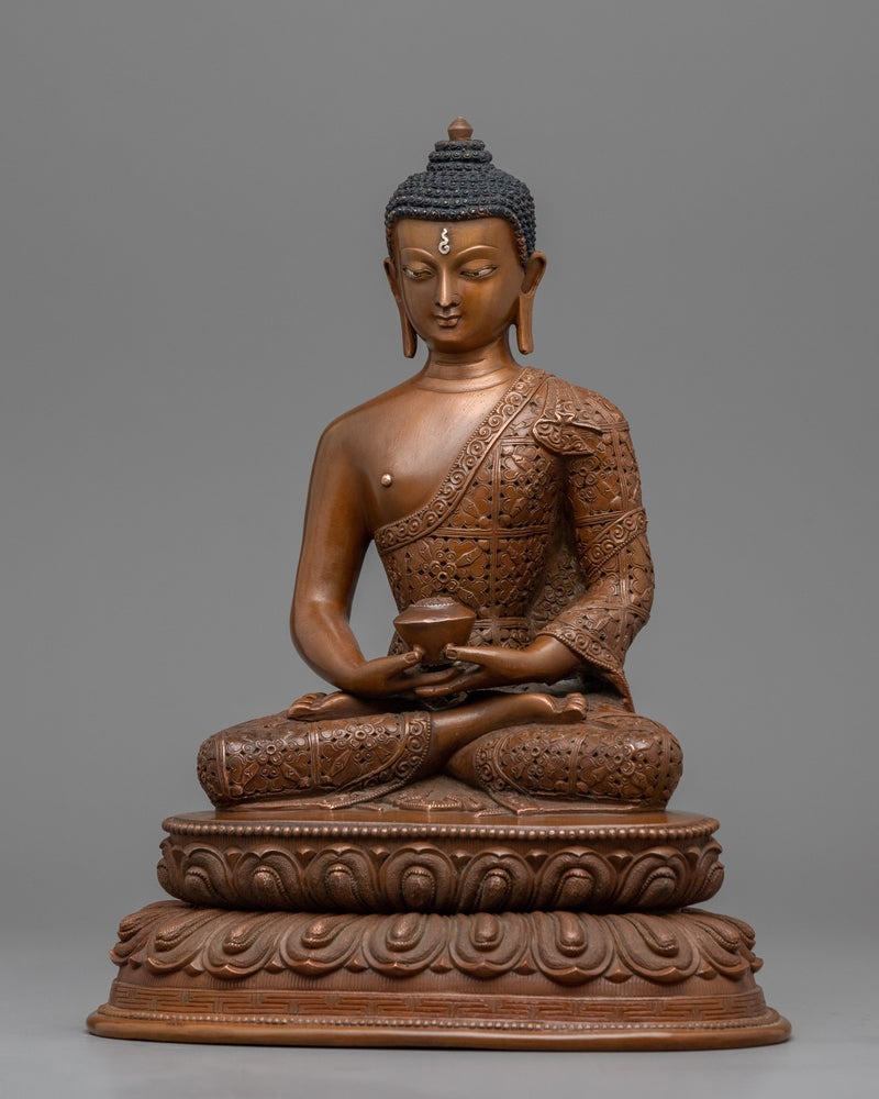 Dhyani Buddha Amitabha Statue | Traditional Himalayan Buddhist Sculpture