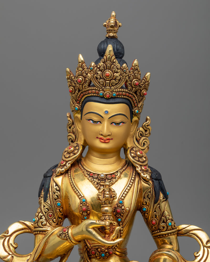 Vajrasattva Mantra Practice Sculpture | The Ideal Guru Artwork, Made in Nepal