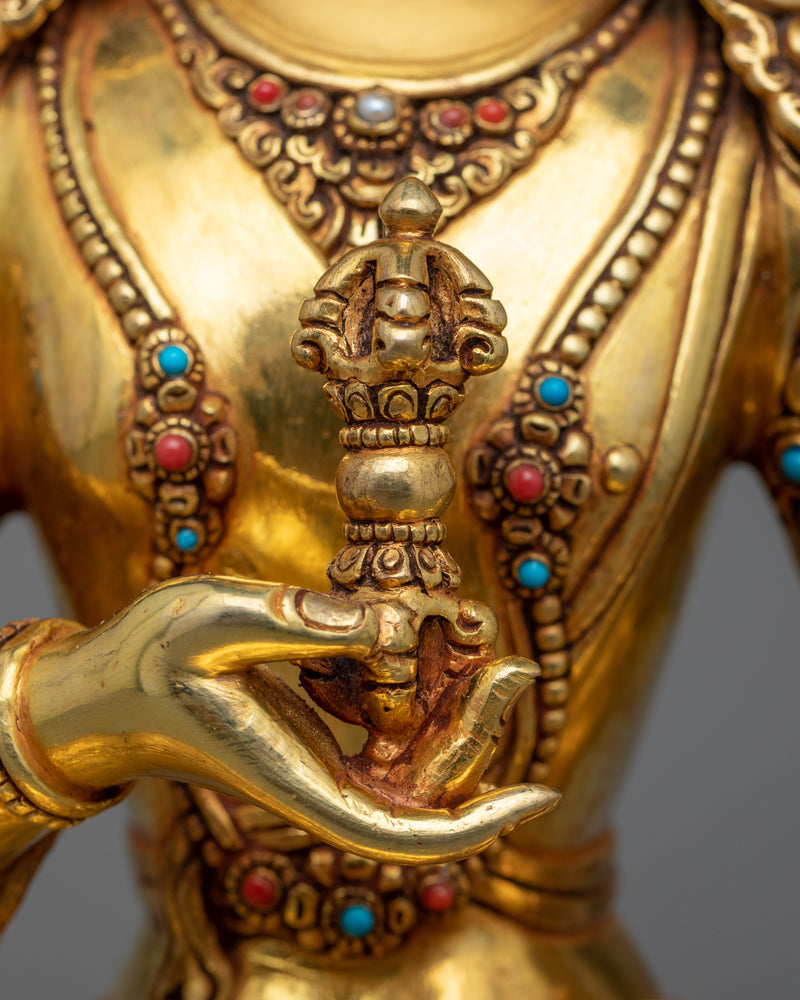 Vajrasattva Mantra Practice Sculpture | The Ideal Guru Artwork, Made in Nepal