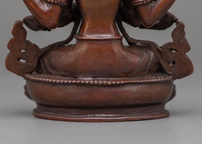 Bodhisattva Chenrezig Statue | Avalokitesvara, "One who looks with unwavering eye" Sculpture
