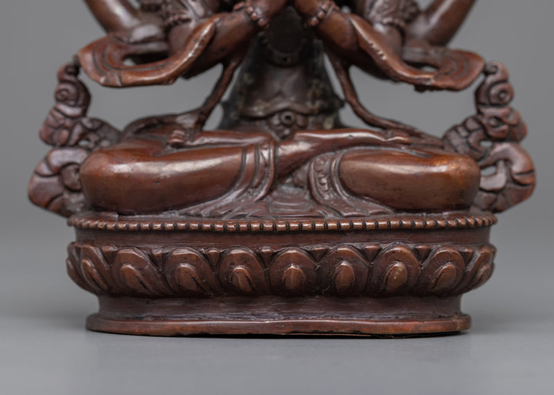 Bodhisattva Chenrezig Statue | Avalokitesvara, "One who looks with unwavering eye" Sculpture
