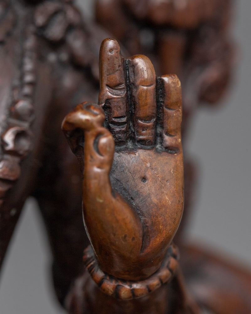 Manjushri Bodhisattva Sculpture for Meditation and Ritual | Bodhisattva of Wisdom Statue