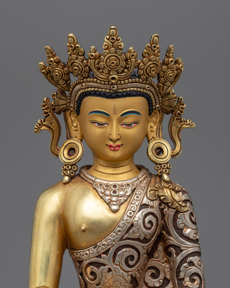 Buddha Shakyamuni Statue |  Traditional Handcrafted Buddhist Art