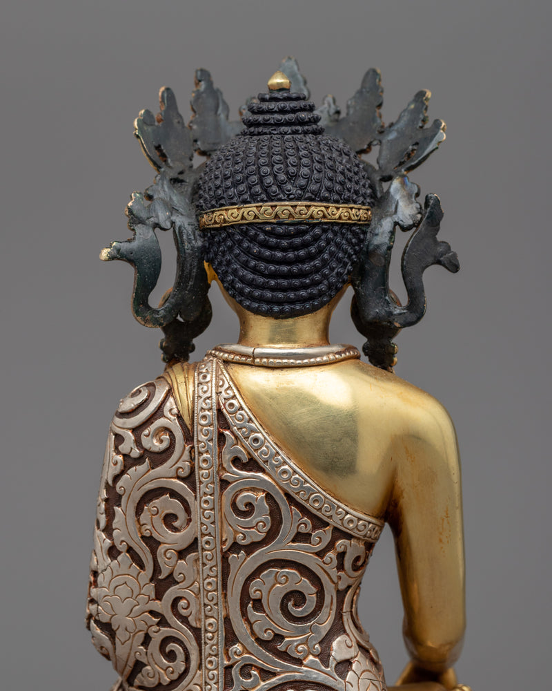 Buddha Shakyamuni Statue |  Traditional Handcrafted Buddhist Art