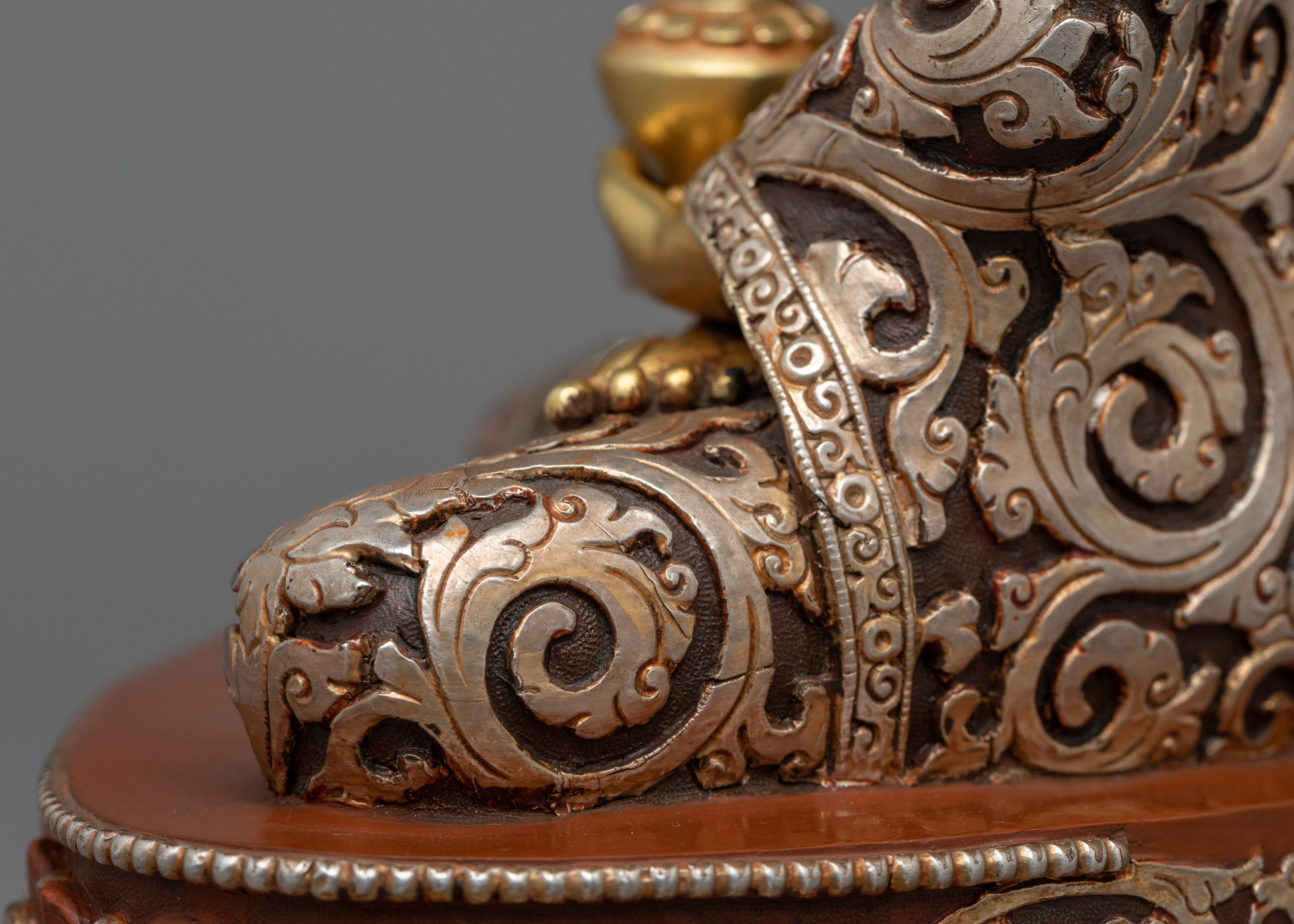 Crown Amitabha Buddha Statue | Traditional Tibetan Style Buddhist Statue