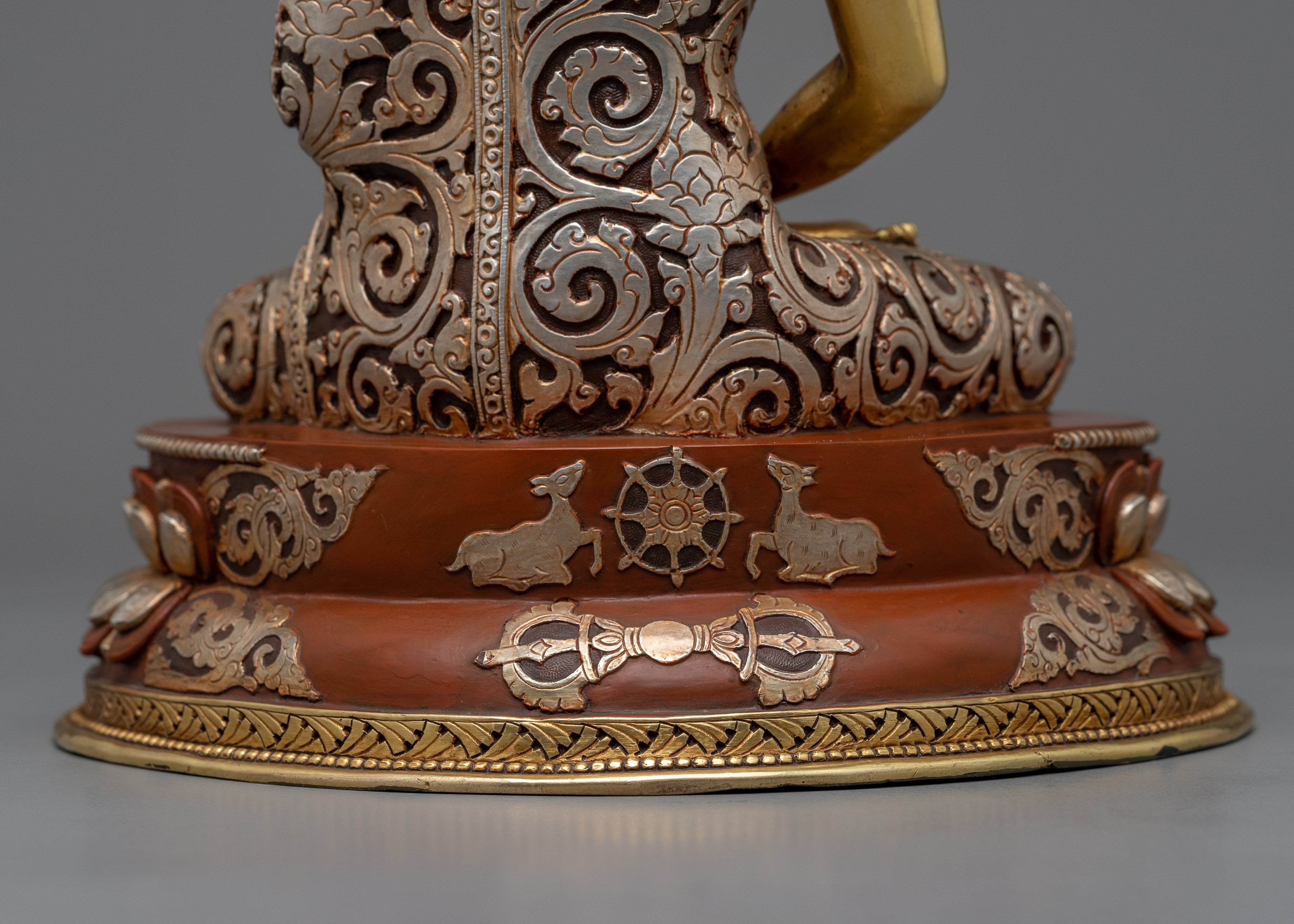 Crown Amitabha Buddha Statue | Traditional Tibetan Style Buddhist Statue
