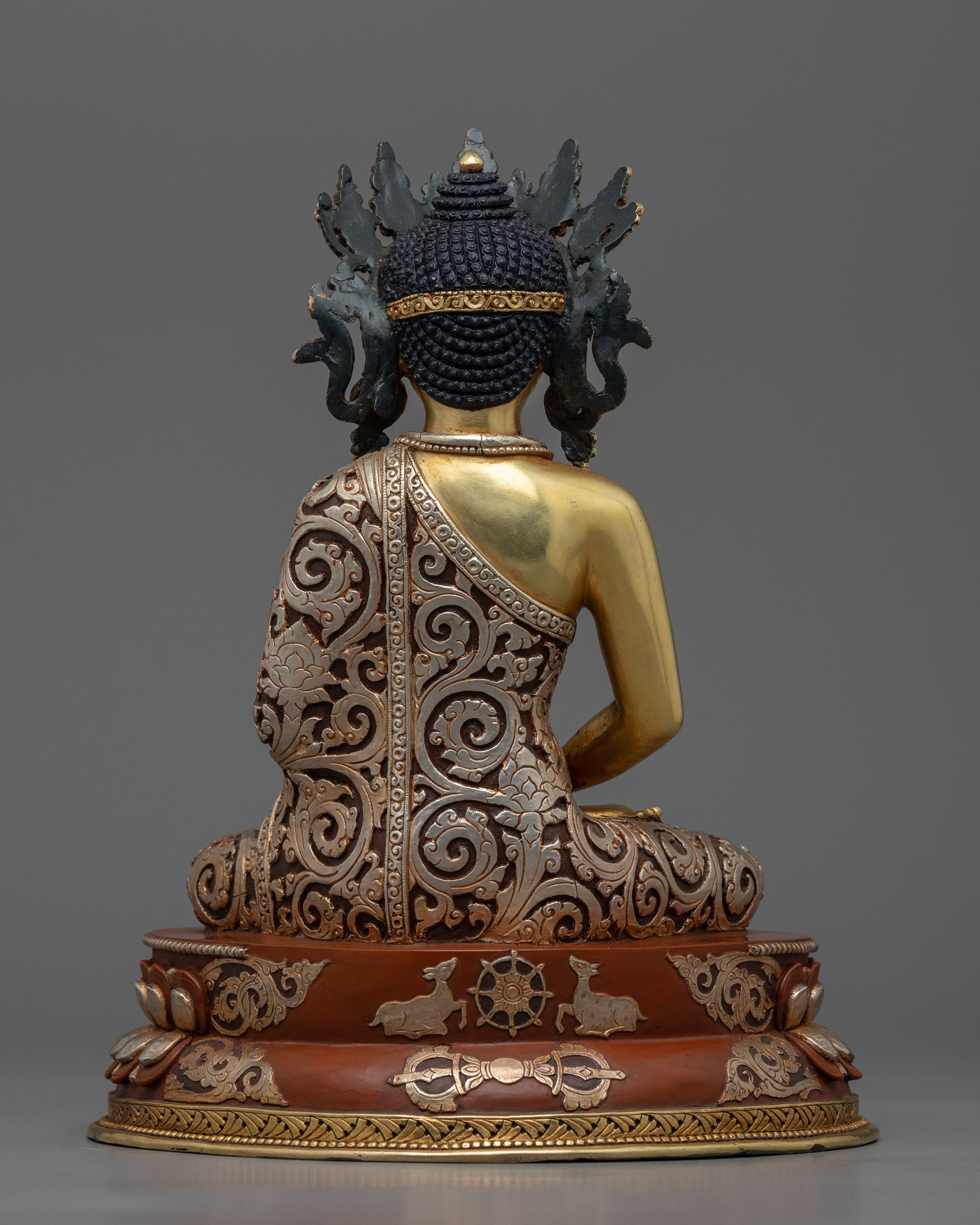 Crown Amitabha Buddha Statue | Traditional Tibetan Style Buddhist Statue
