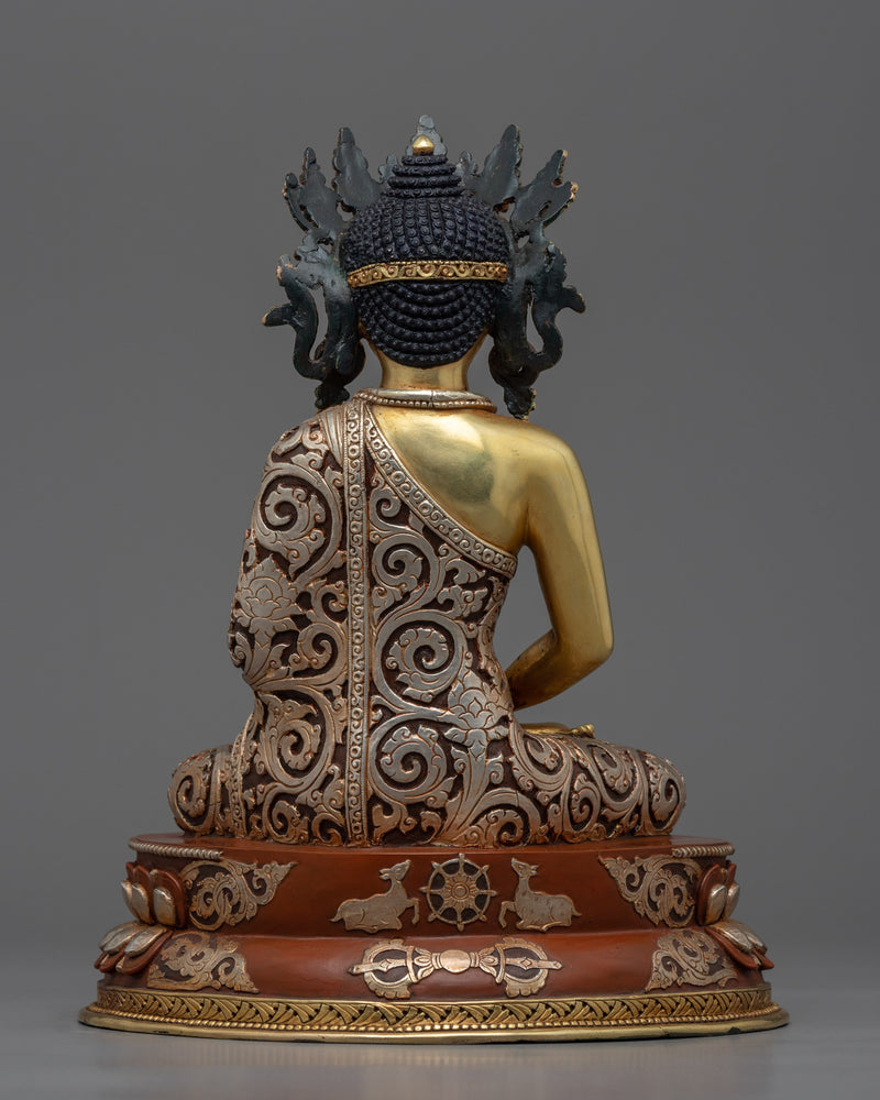 Crown Amitabha Buddha Statue | Traditional Tibetan Style Buddhist Statue