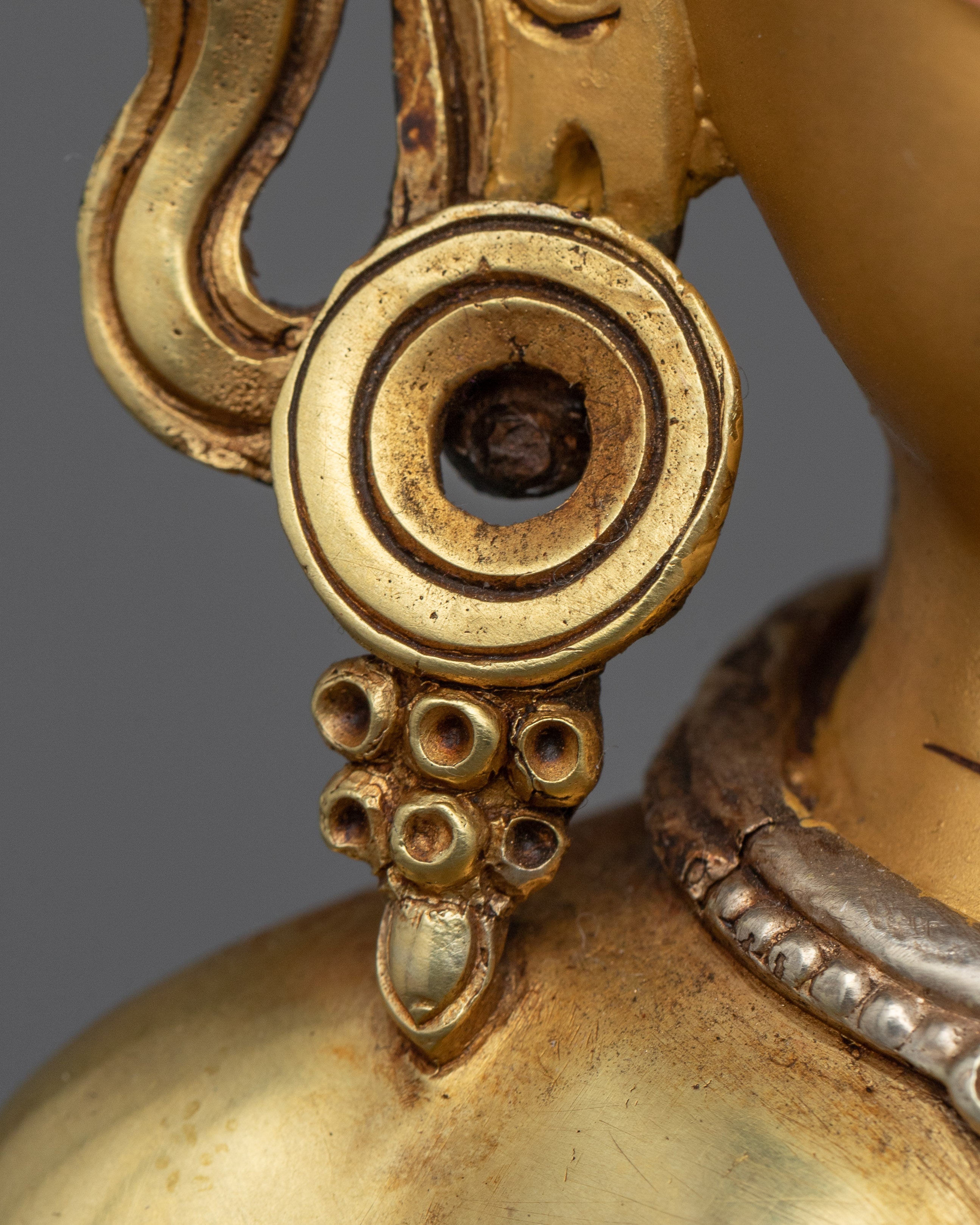 Crown Amitabha Buddha Statue | Traditional Tibetan Style Buddhist Statue