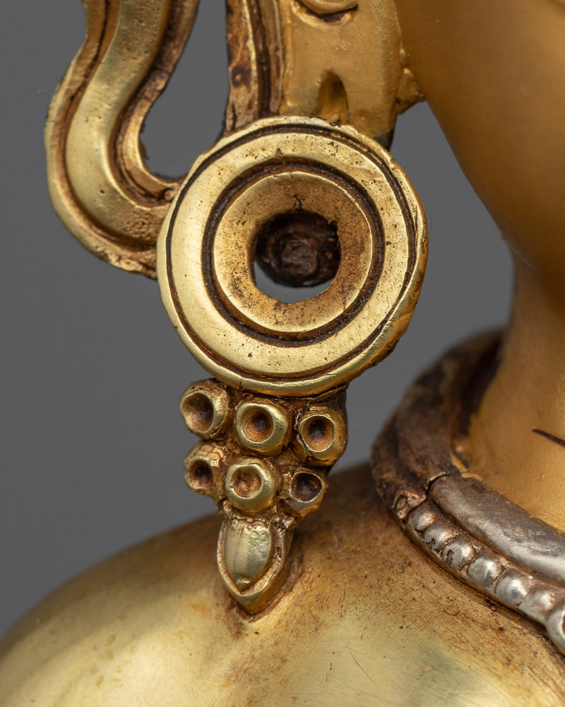 Crown Amitabha Buddha Statue | Traditional Tibetan Style Buddhist Statue