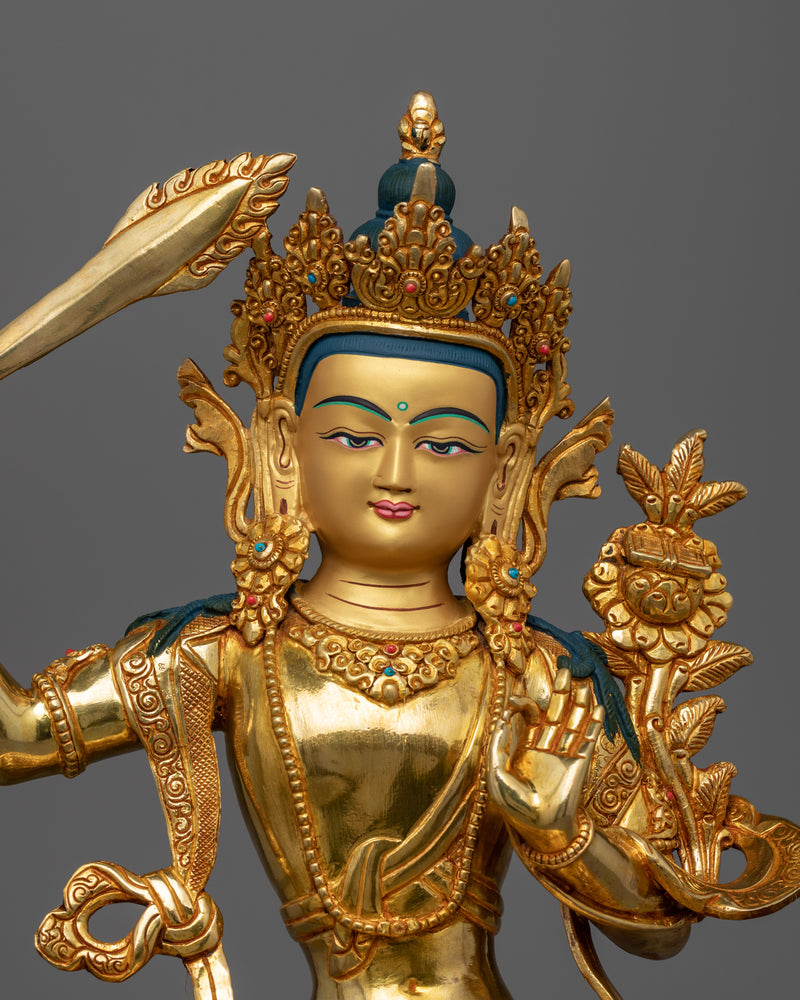 Manjushri Bodhisattva Statue | Bodhisattva of Wisdom and Compassion