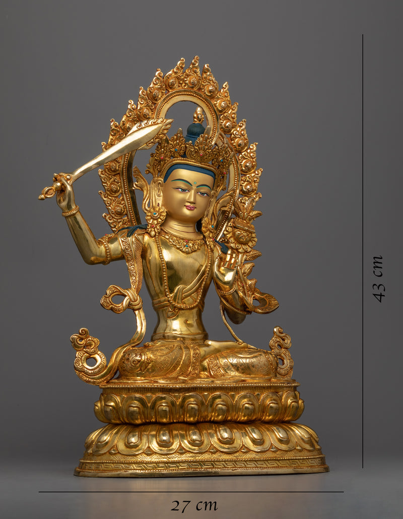 Manjushri Bodhisattva Statue | Bodhisattva of Wisdom and Compassion