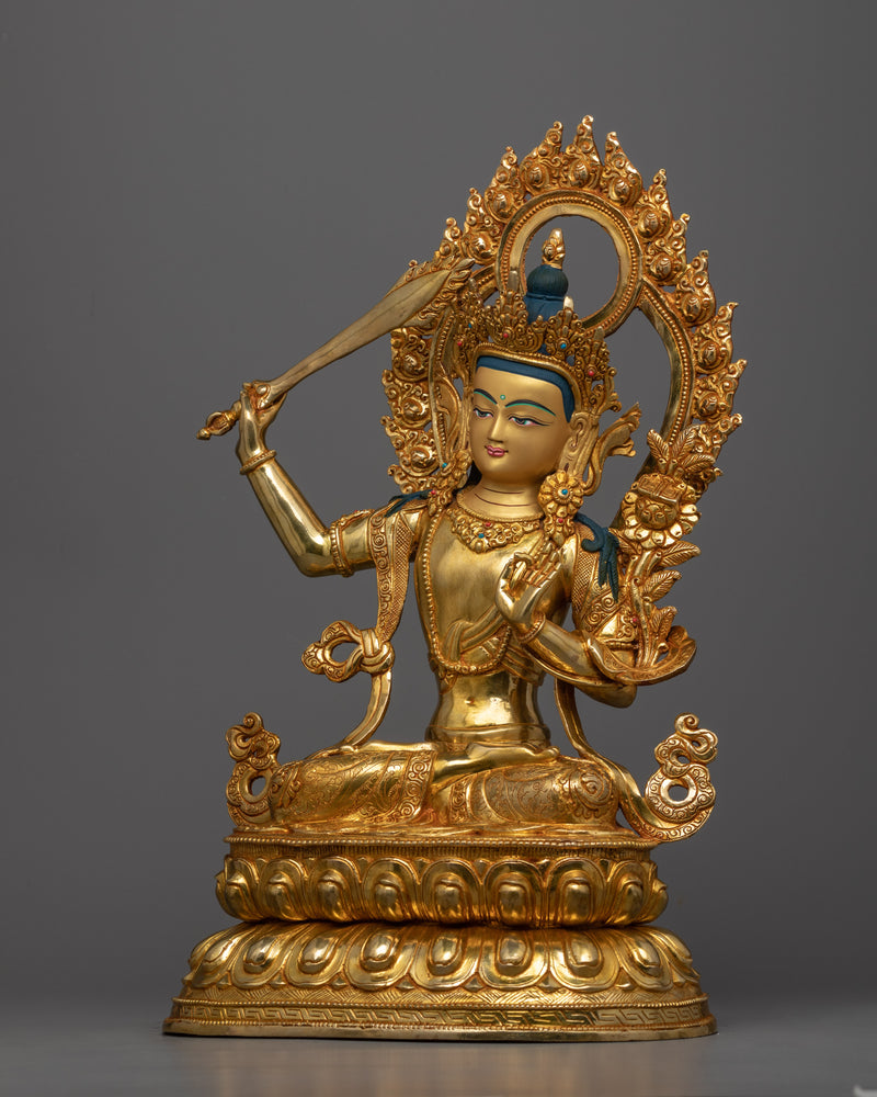Manjushri Bodhisattva Statue | Bodhisattva of Wisdom and Compassion