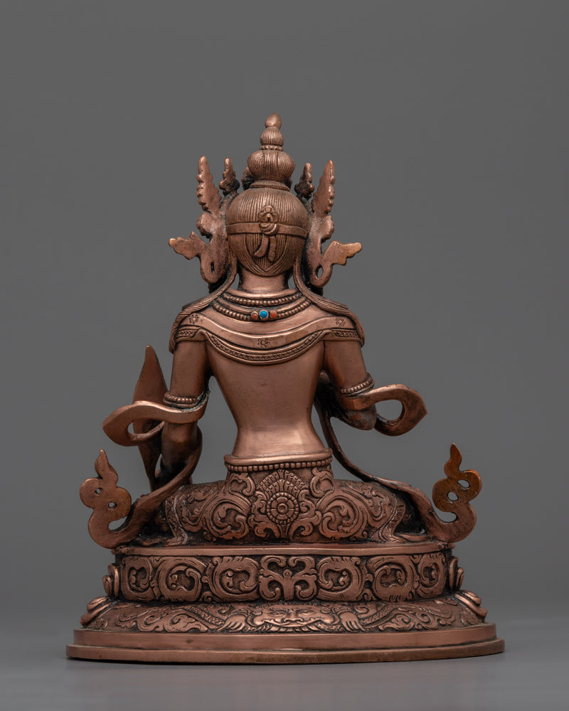 Kshitigarbha Bodhisattva Statue | Traditional Tibetan Style Buddhist Statue of Bodhisattva