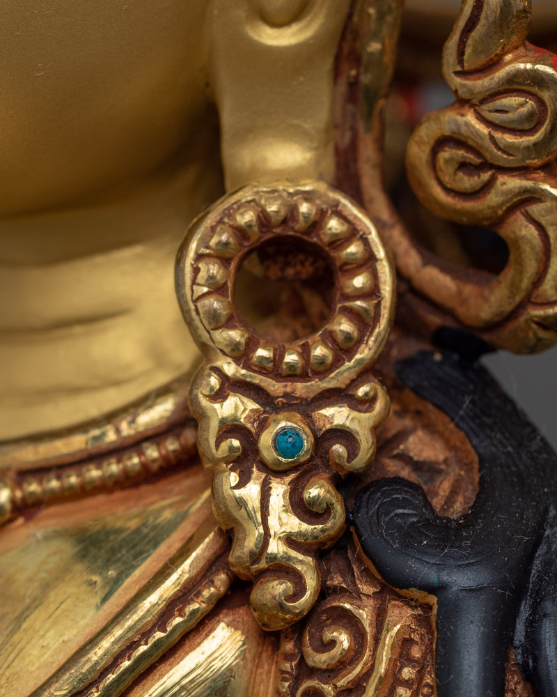 Amitayus Buddha Statue for Spiritual Enlightenment | Himalayan Exquisite Handmade Statue