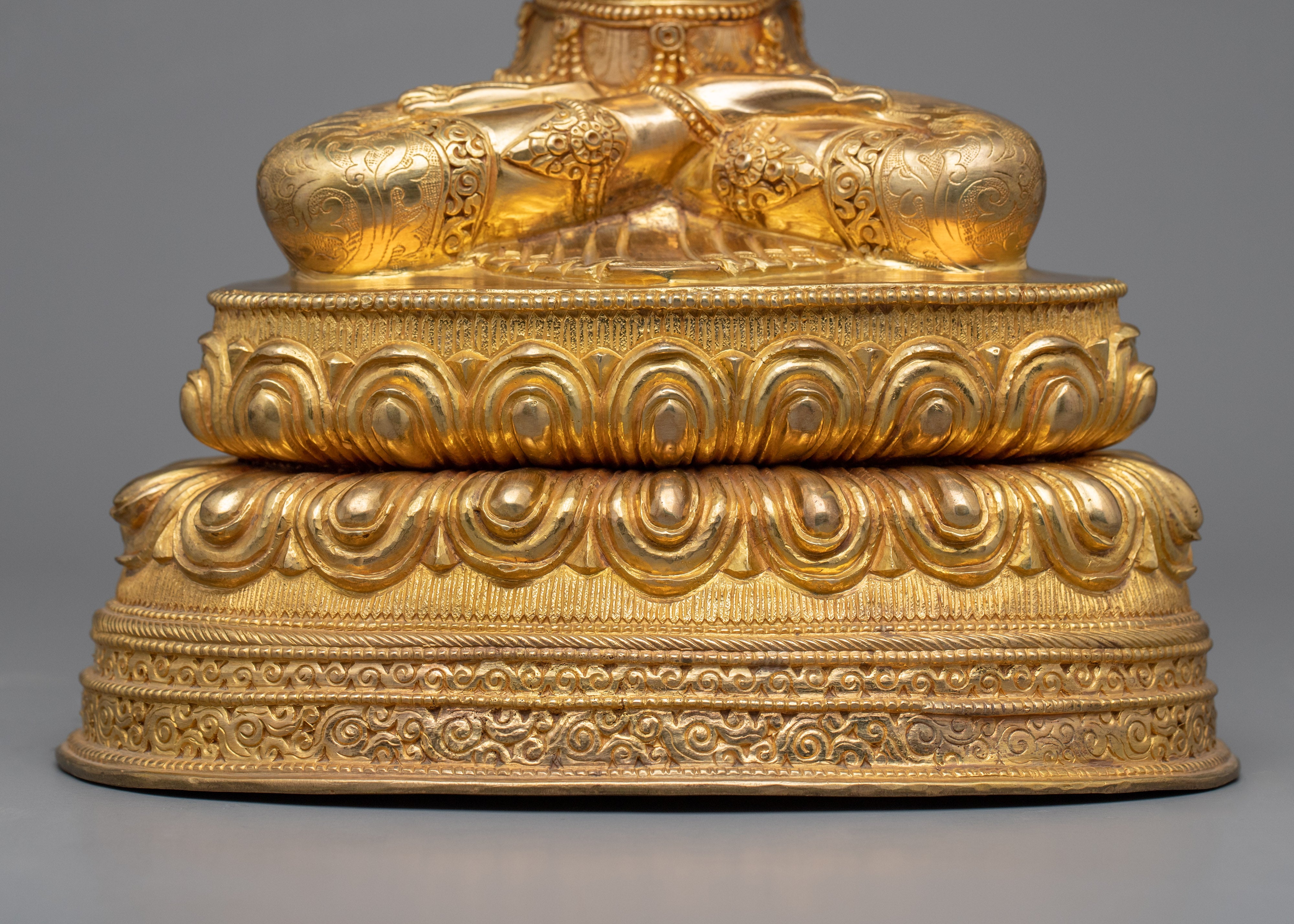 4 Armed Chenrezig Sculpture | Handcrafted Buddhist Statue for Meditation