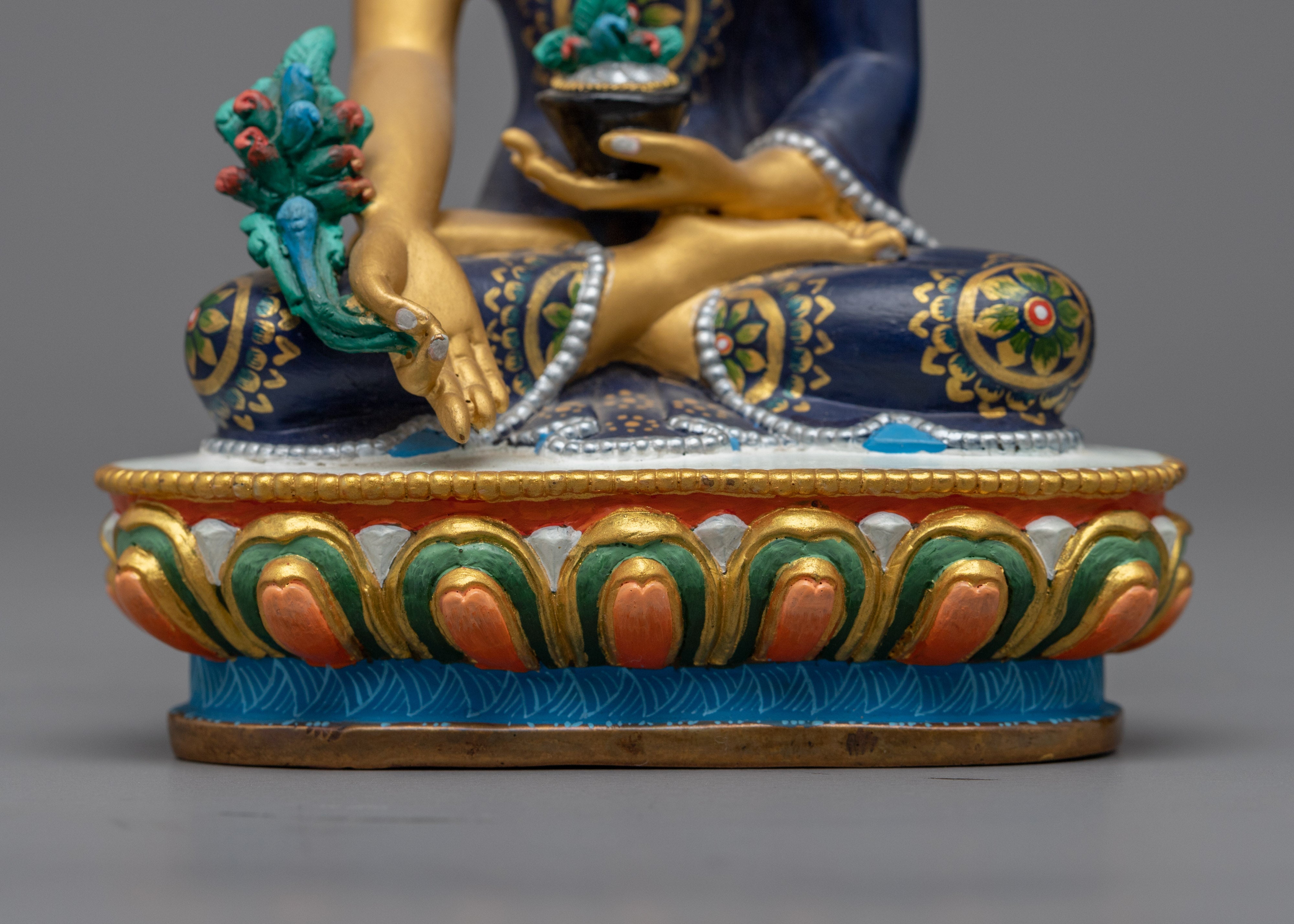 Three Buddha Statue Set | Medicine Buddha, Shakyamuni Buddha, Amitabha Buddha
