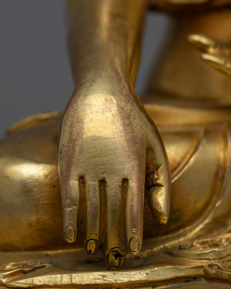 Buddha Shakyamuni Statue for Meditation | Traditional Handcrafted Buddhist Art