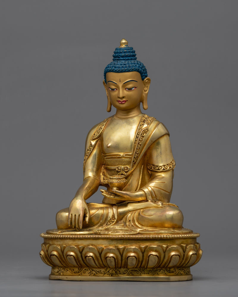 Buddha Shakyamuni Statue for Meditation | Traditional Handcrafted Buddhist Art