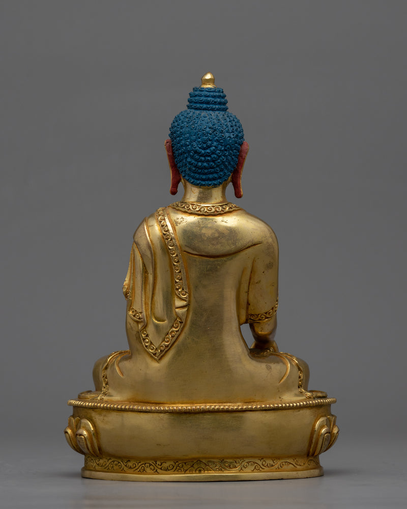 Buddha Shakyamuni Statue for Meditation | Traditional Handcrafted Buddhist Art