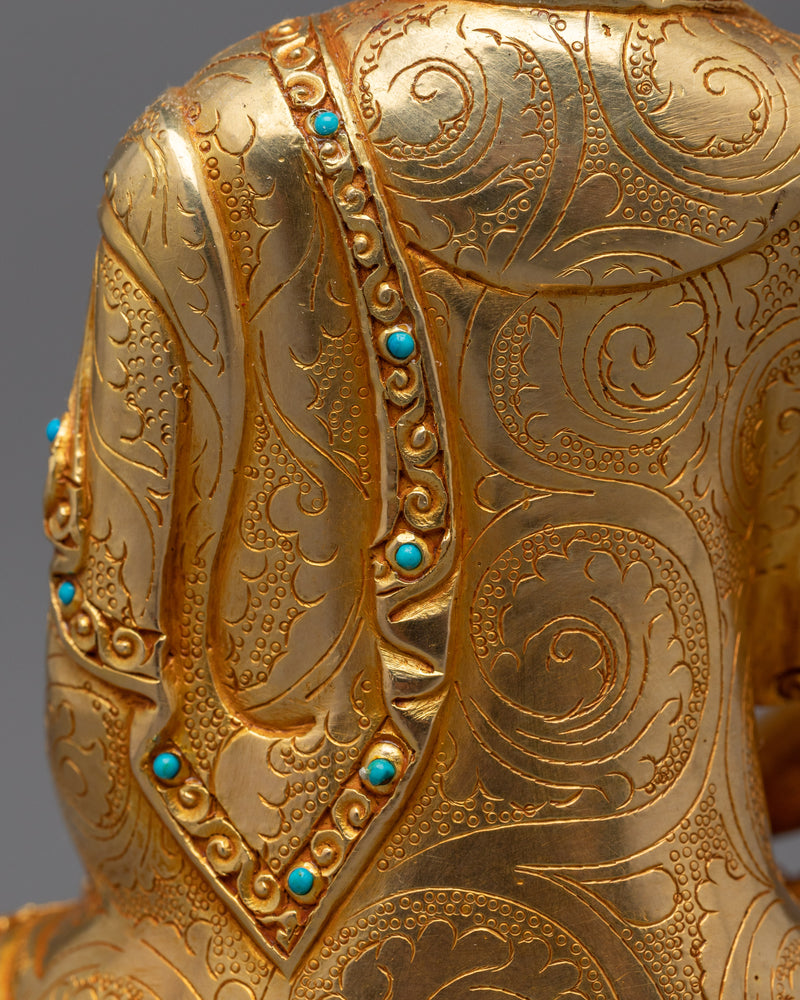 Amitabha Buddha Sculpture for Meditation | Traditional Himalayan Buddhist Artwork