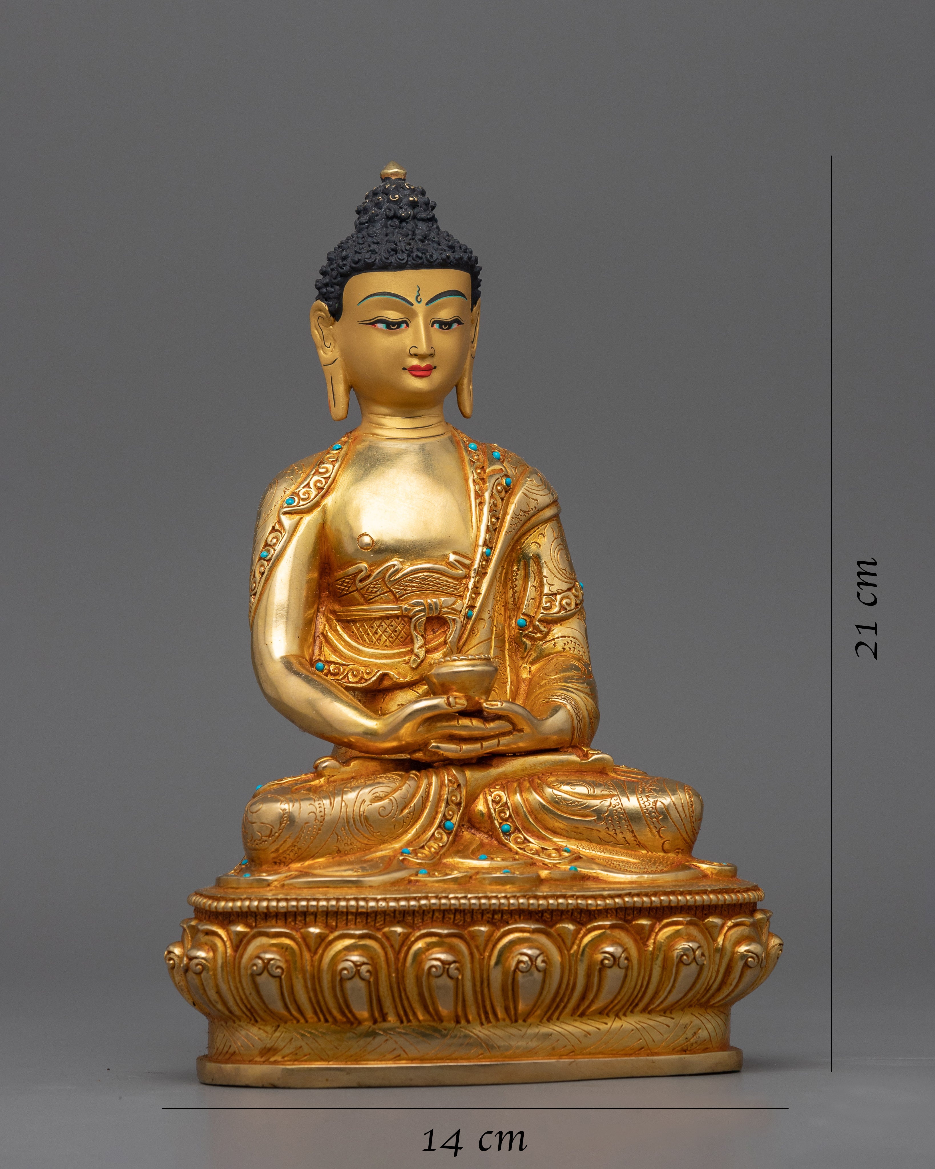 Amitabha Buddha Sculpture for Meditation | Traditional Himalayan Buddhist Artwork