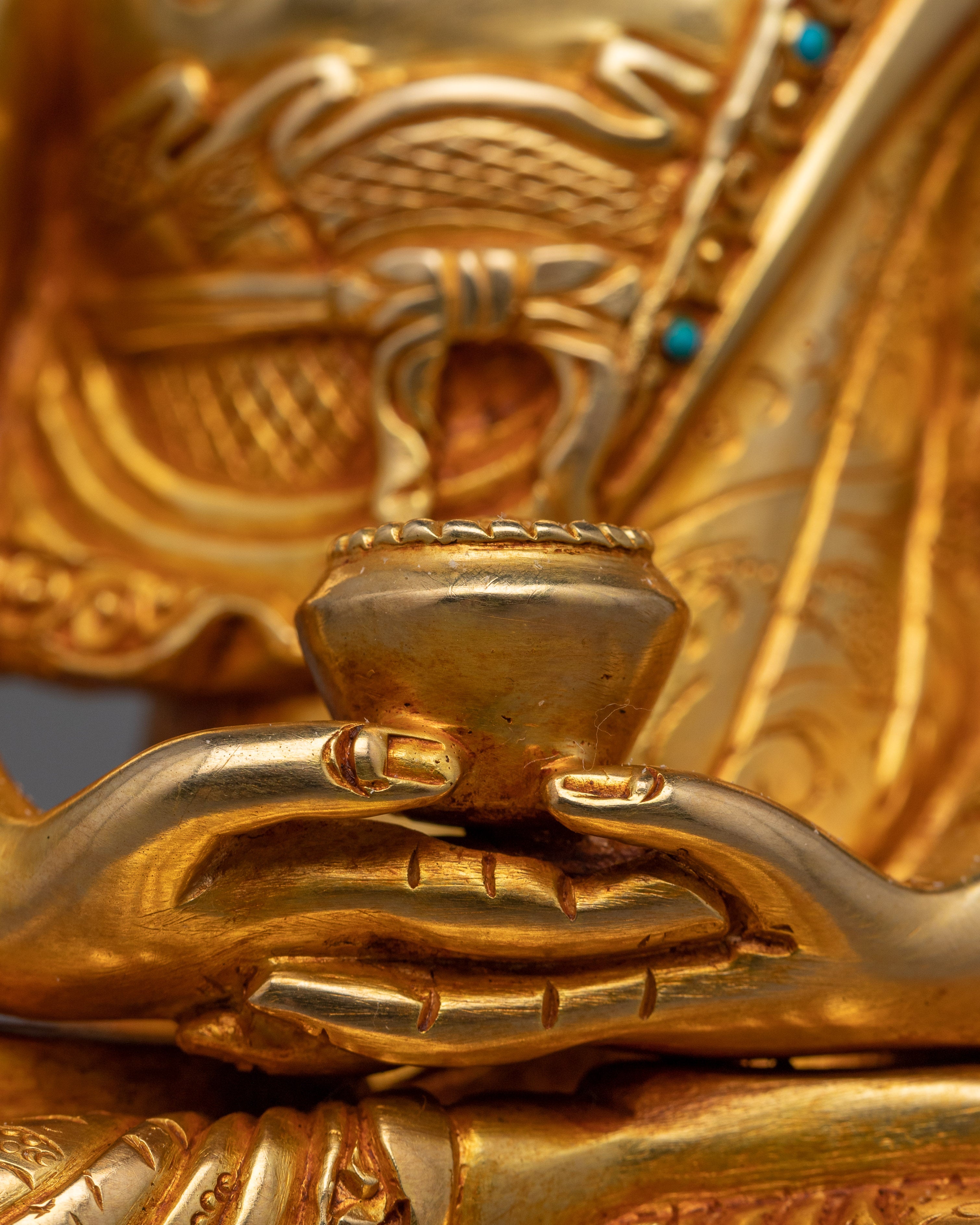 Amitabha Buddha Sculpture for Meditation | Traditional Himalayan Buddhist Artwork