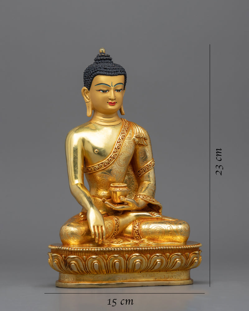 Buddha Shakyamuni Statue For Meditation | Tibetan Buddhist Artwork