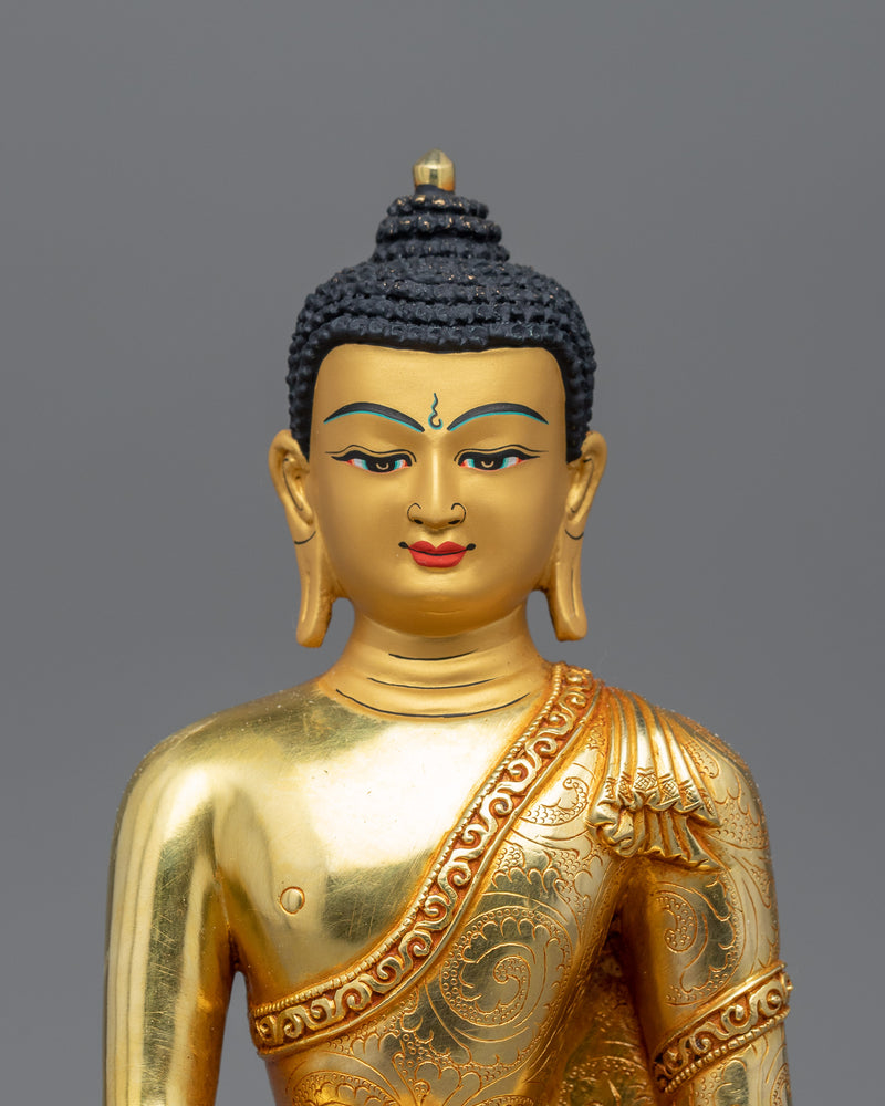 Buddha Shakyamuni Statue For Meditation | Tibetan Buddhist Artwork
