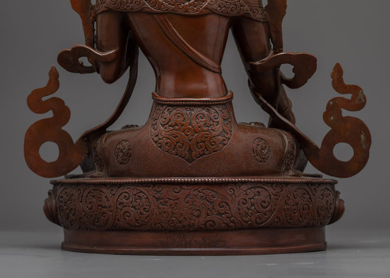 White Tara Statue | Female Bodhisattva of Compassion Sculpture