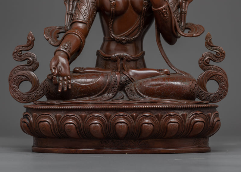 White Tara Statue | Female Bodhisattva of Compassion Sculpture