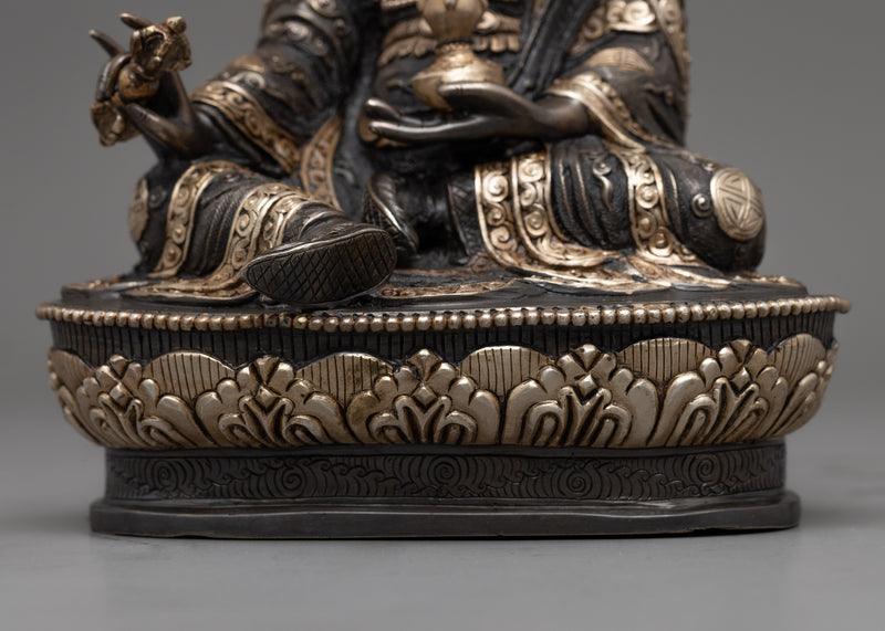 Guru Padmasambhava Sculpture for Meditation and Ritual | Tibetan Lotus Born, Guru Rinpoche