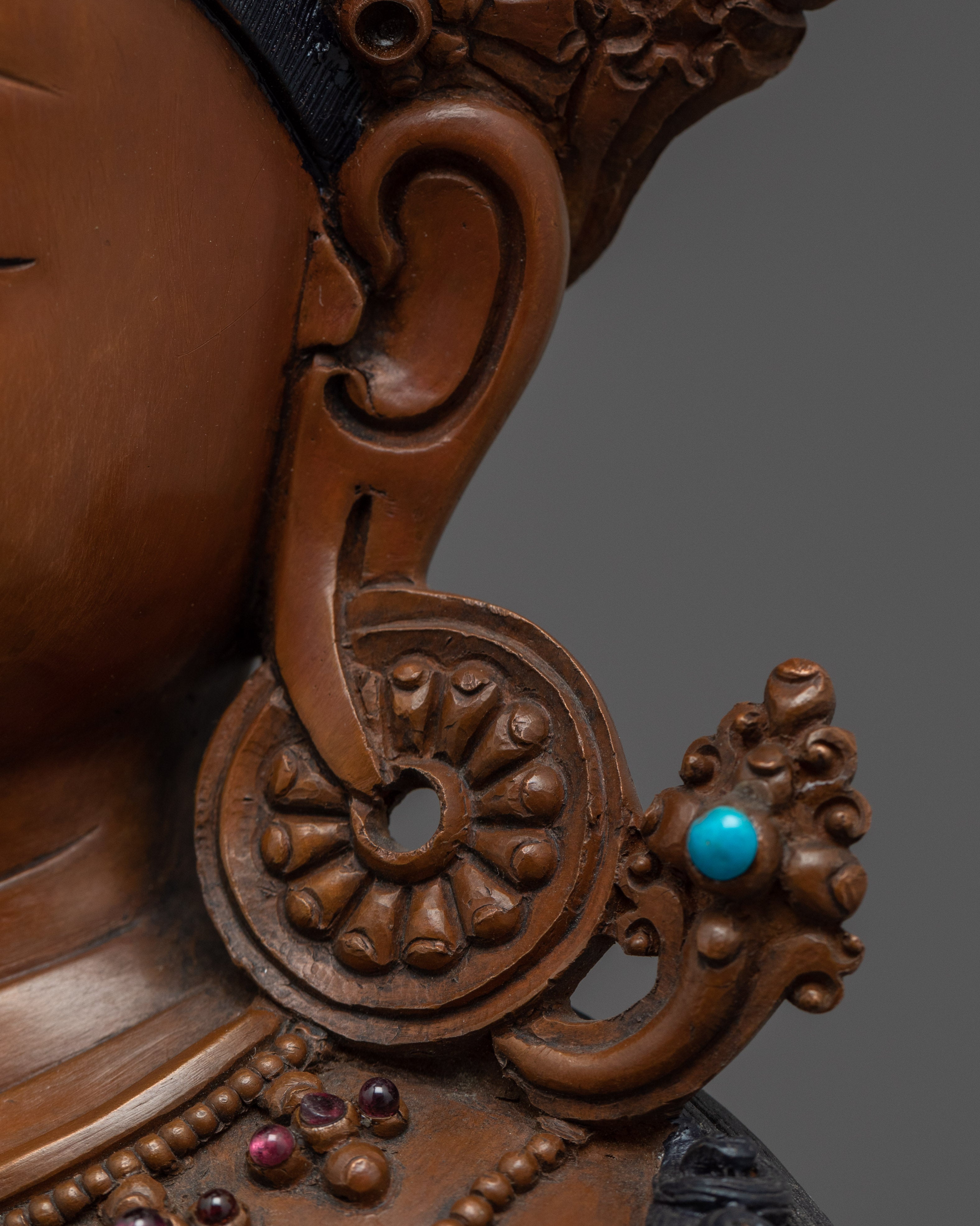 Chenrezig Mantra Practice Statue for Spiritual Healing | Handcrafted Buddhist Statue