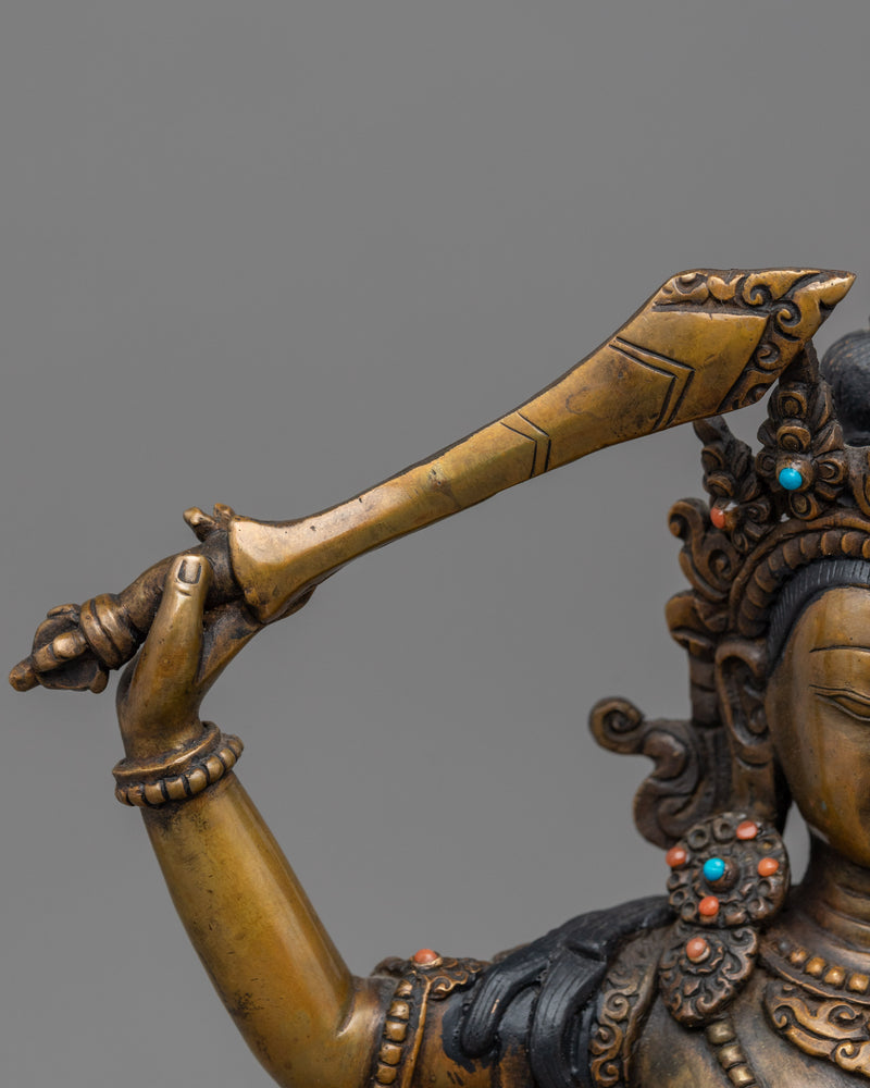 Manjushri Bodhisattva Sculpture | Bodhisattva of Wisdom Manjushri