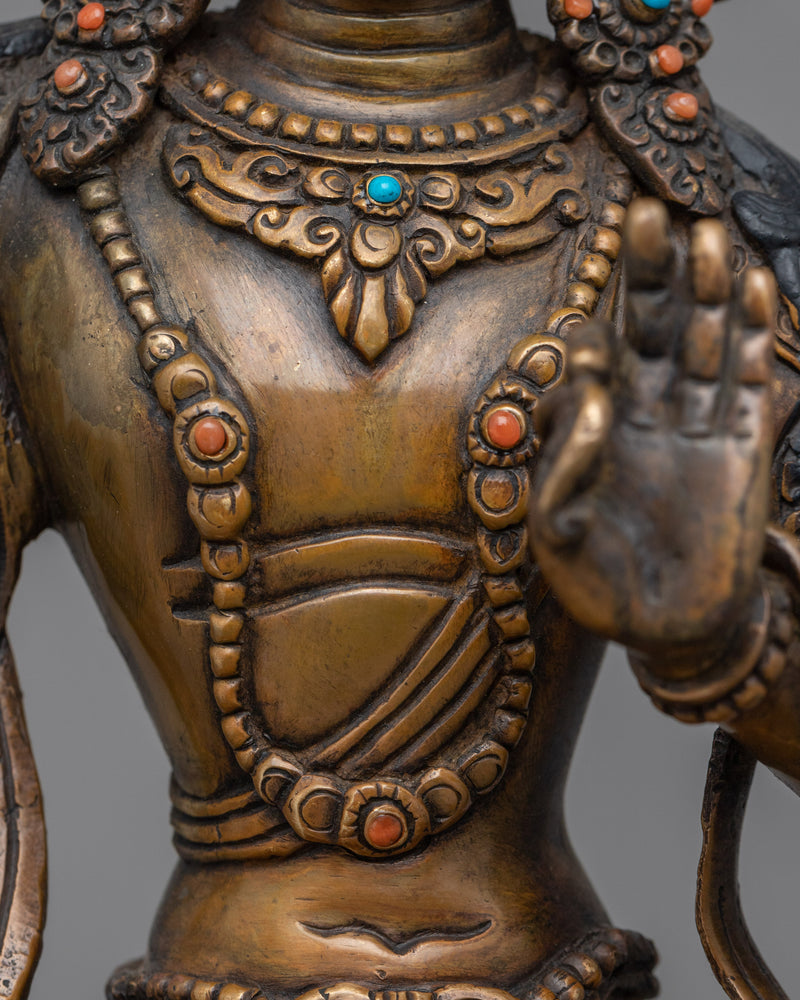 Manjushri Bodhisattva Sculpture | Bodhisattva of Wisdom Manjushri