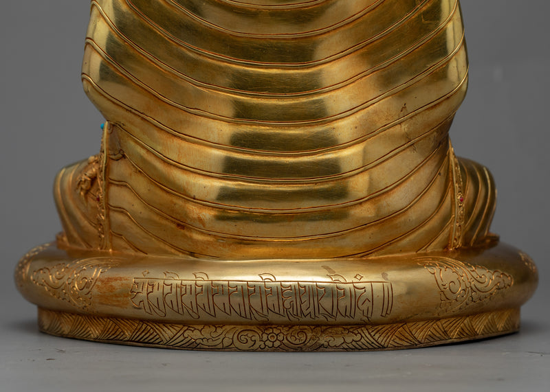 Amitabha Buddha Mudra | Traditionally Carved Buddhist Statue