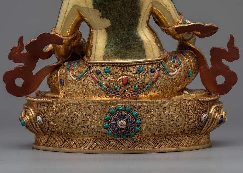 Dzambhala Empowerment Statue | Buddhist Deity of Wealth and Prosperity