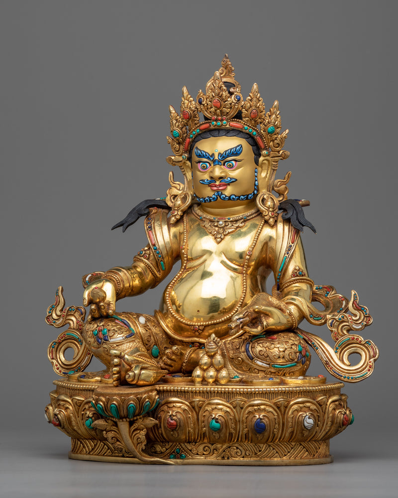 Dzambhala Empowerment Statue | Buddhist Deity of Wealth and Prosperity