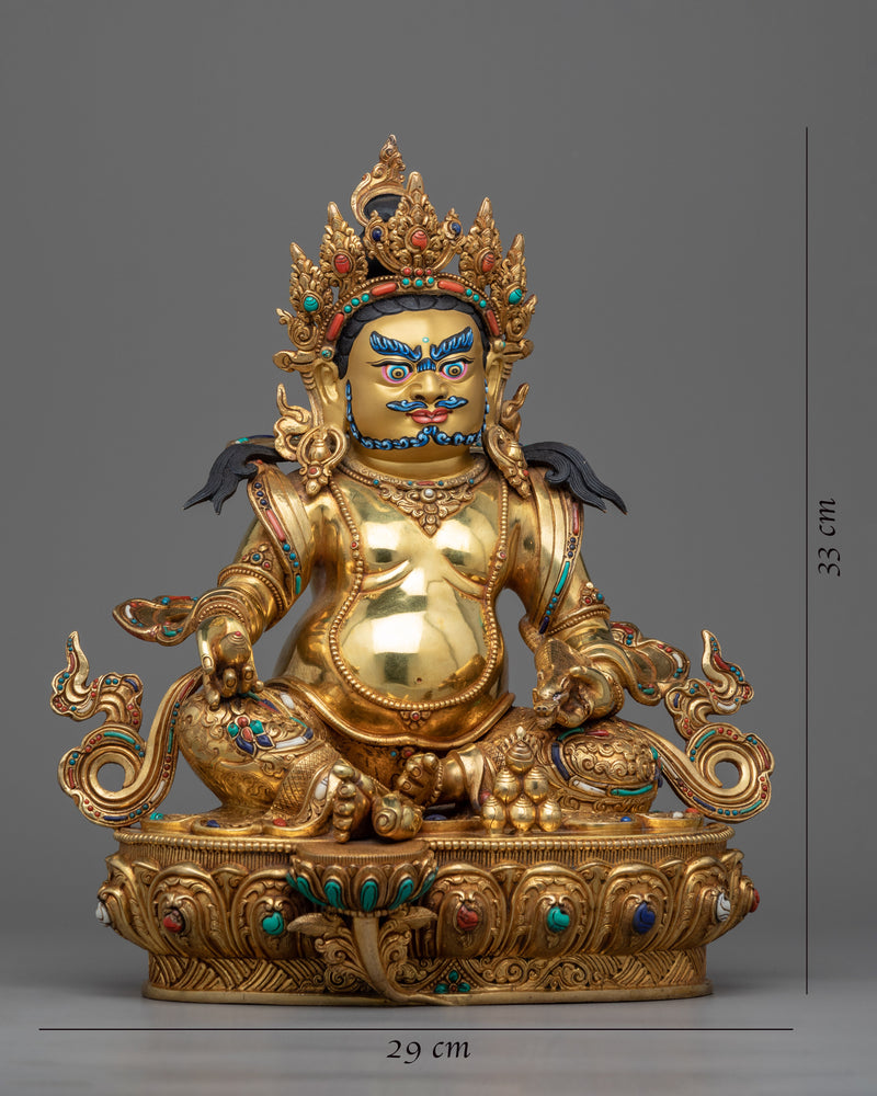 Dzambhala Empowerment Statue | Buddhist Deity of Wealth and Prosperity