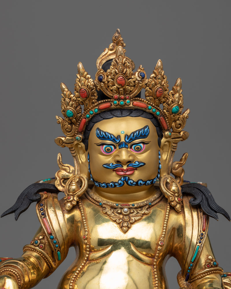 Dzambhala Empowerment Statue | Buddhist Deity of Wealth and Prosperity